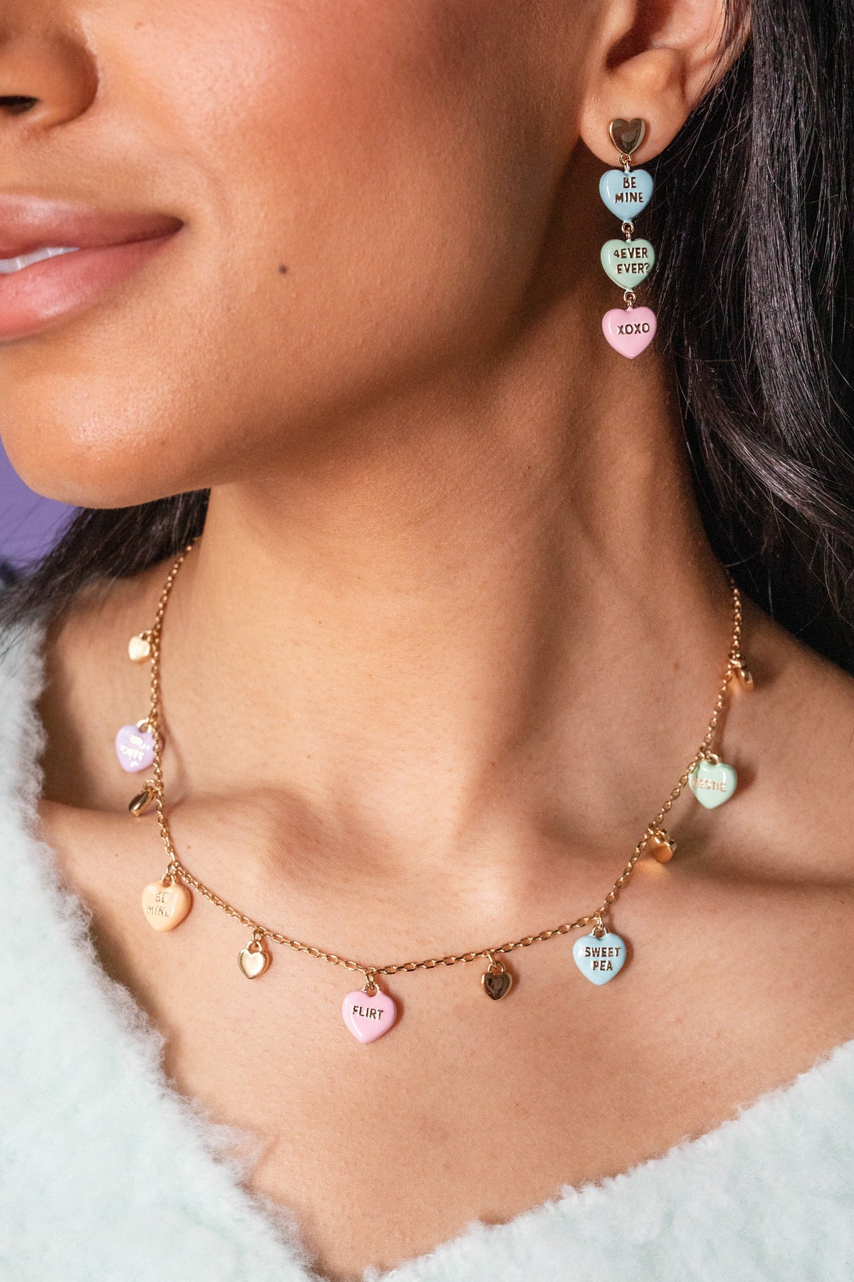 Alex and Ani Sweethearts statement earring