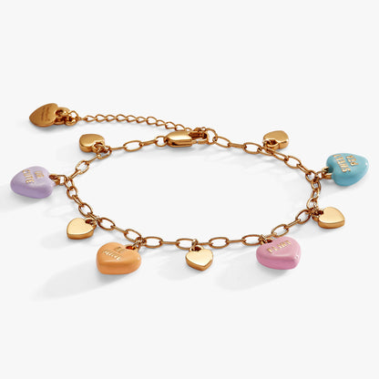 Alex and Ani Sweethearts charm bracelet