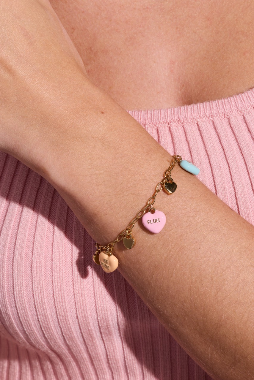 Alex and Ani Sweethearts charm bracelet