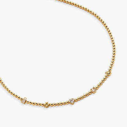 Alex and Ani Love and Luck Tennis Necklace
