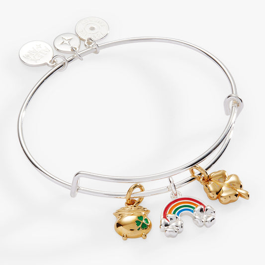 Alex and Ani St. Patrick’s Day End of the Rainbow Multi-Charm Bangle
