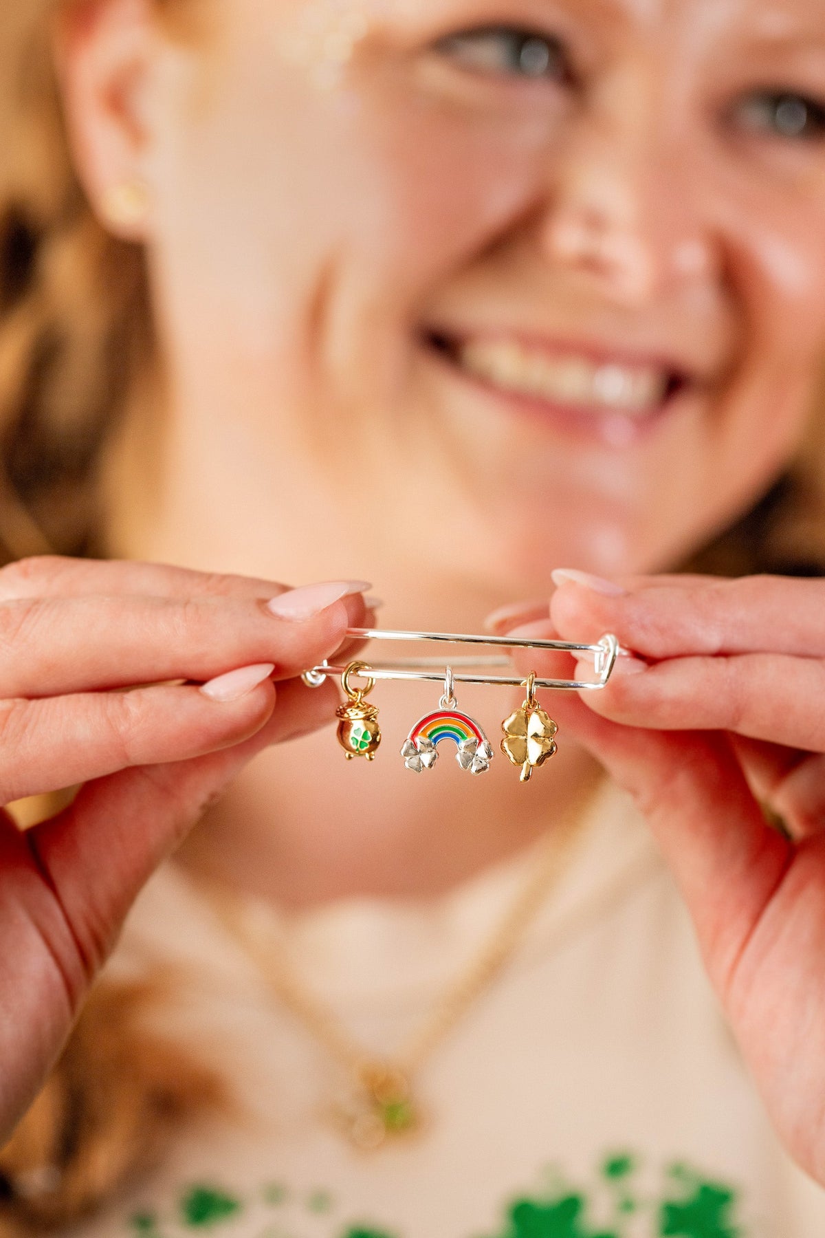 Alex and Ani St. Patrick’s Day End of the Rainbow Multi-Charm Bangle