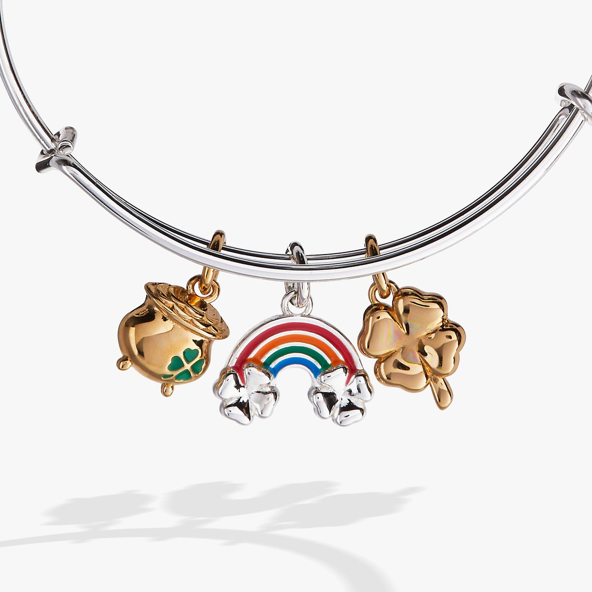 Alex and Ani St. Patrick’s Day End of the Rainbow Multi-Charm Bangle