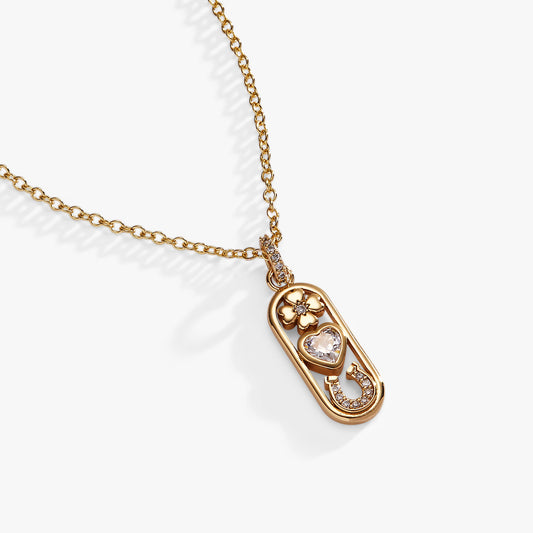 Alex and Ani Love and Luck Pendant Necklace