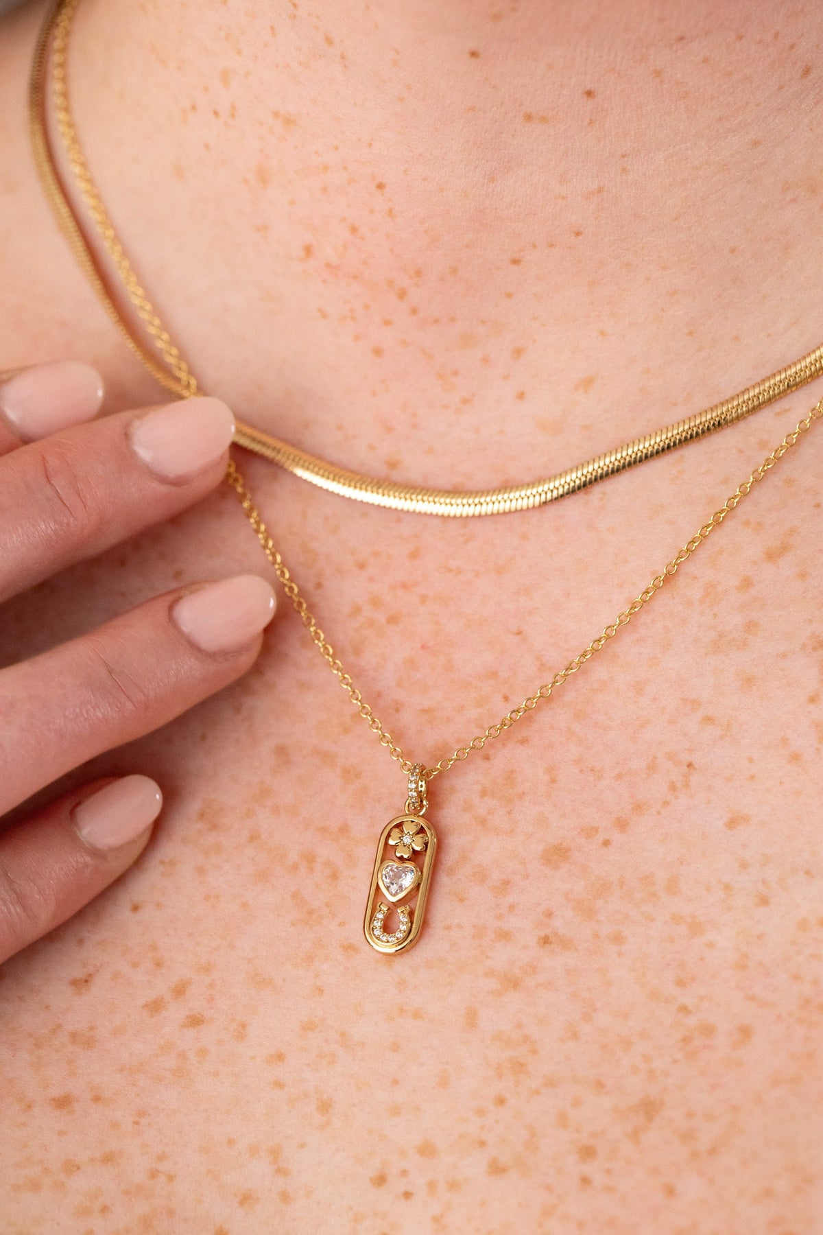 Alex and Ani Love and Luck Pendant Necklace