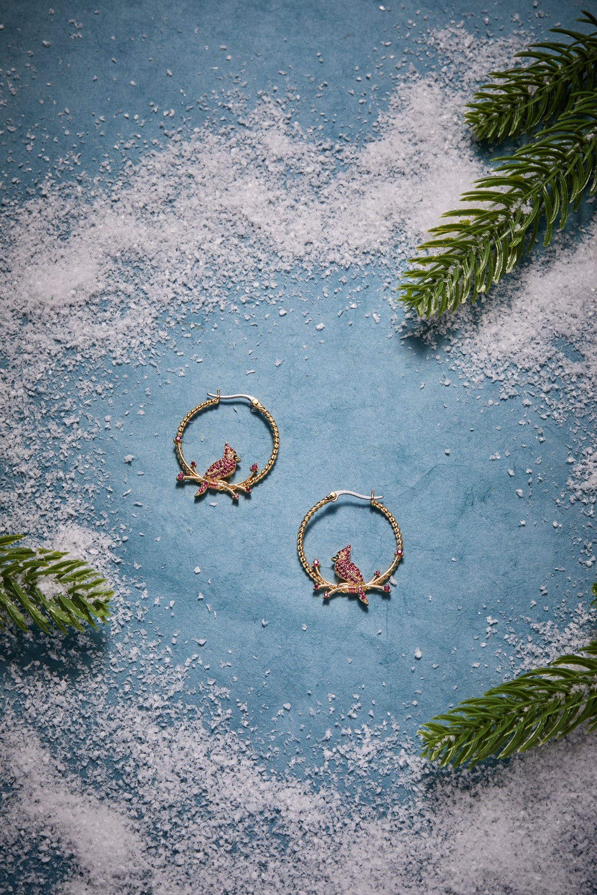 Alex and Ani Cardinal Hoop Earrings