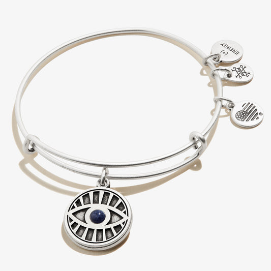 Alex and Ani Evil Eye + Sodalite Charm Bangle Bracelet - Alex and Ani