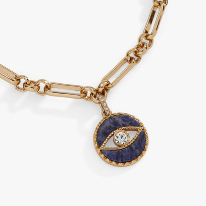 Alex and Ani Sodalite Evil Eye Chain Bracelet