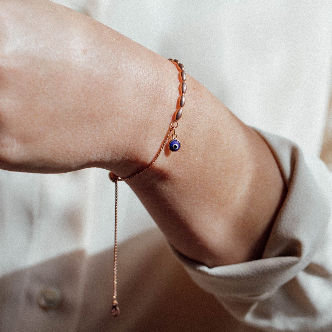 Alex and Ani Evil Eye Pull Chain Bracelet - Alex and Ani