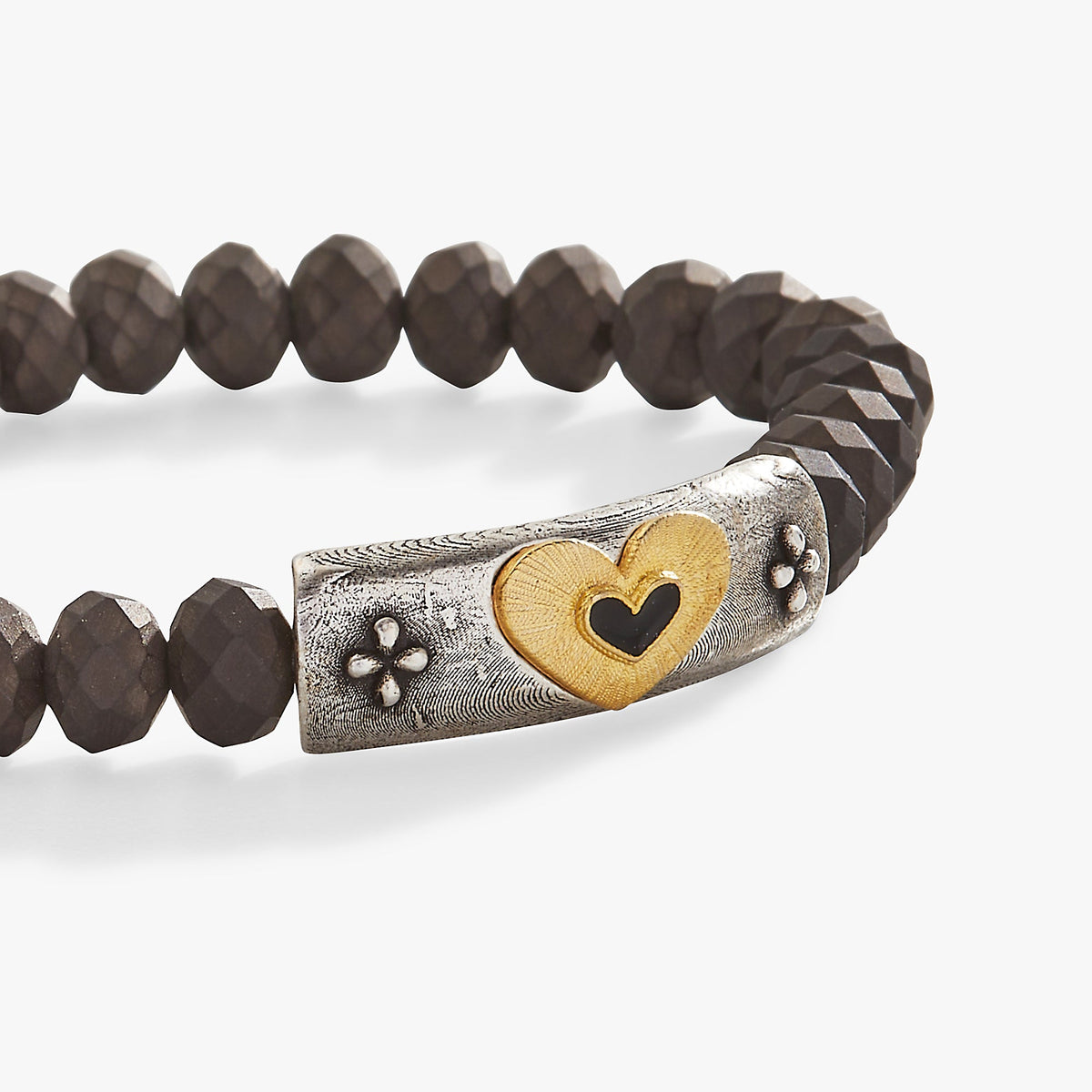 Alex and Ani Antique Heart Stretch Bracelet