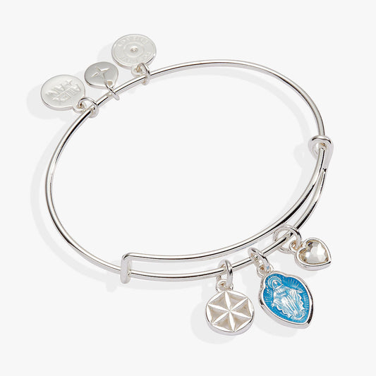 Alex and Ani Faith and Family Mother Mary Charm Bangle