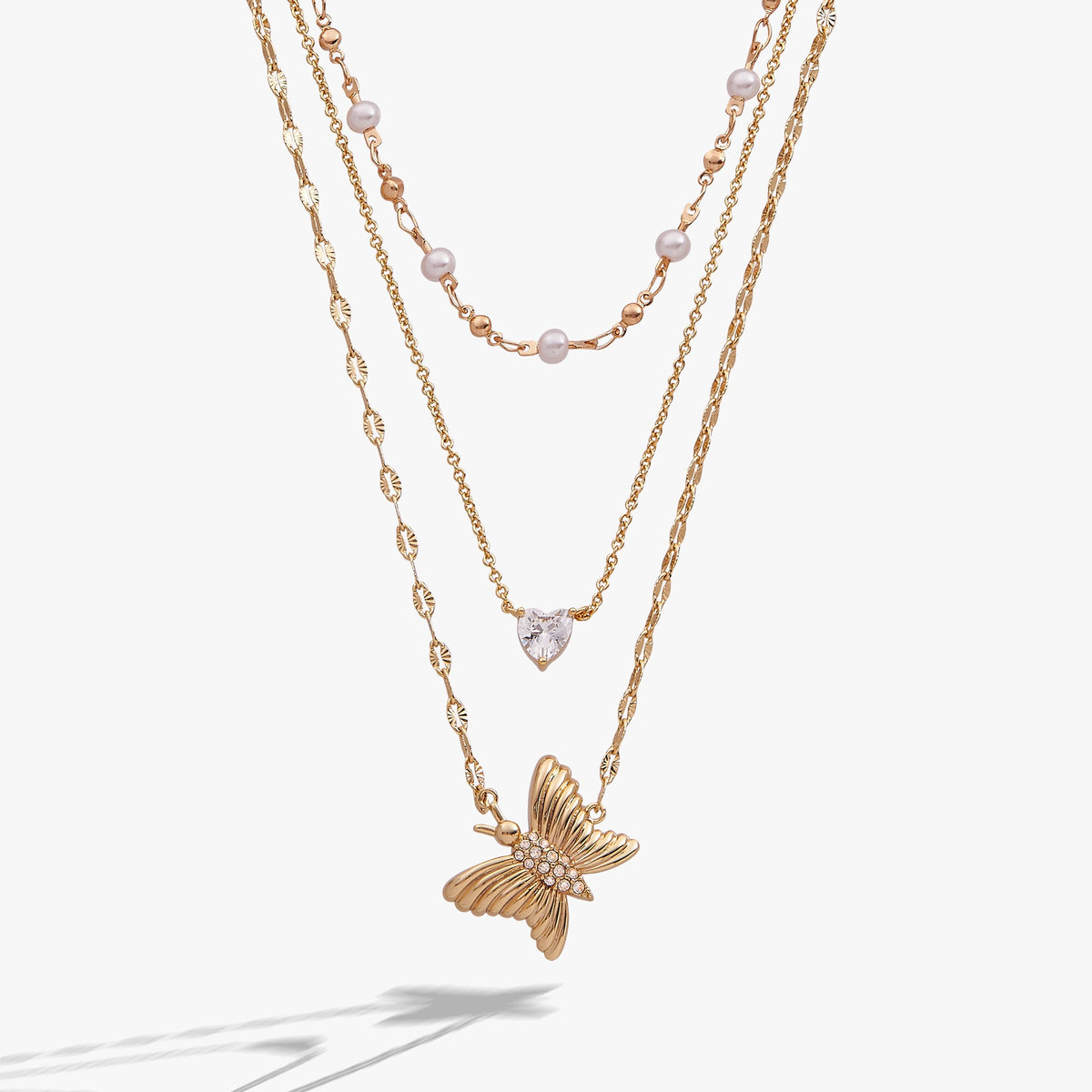 Alex and Ani Festival Stranded Butterfly Necklace