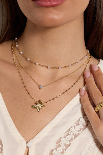 Alex and Ani Festival Stranded Butterfly Necklace