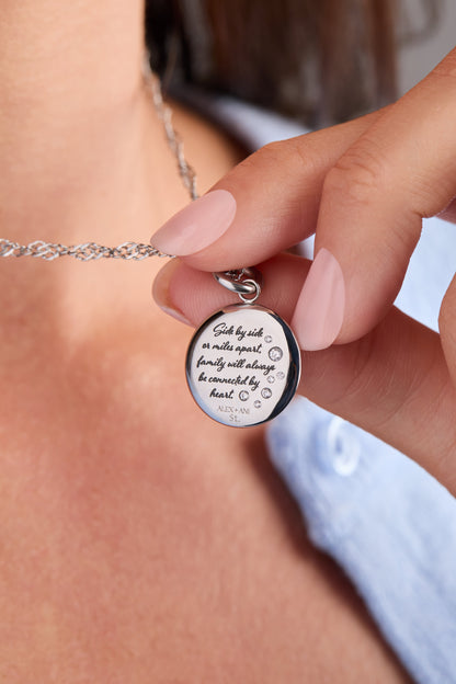 Alex and Ani Mom Butterfly Disc Charm