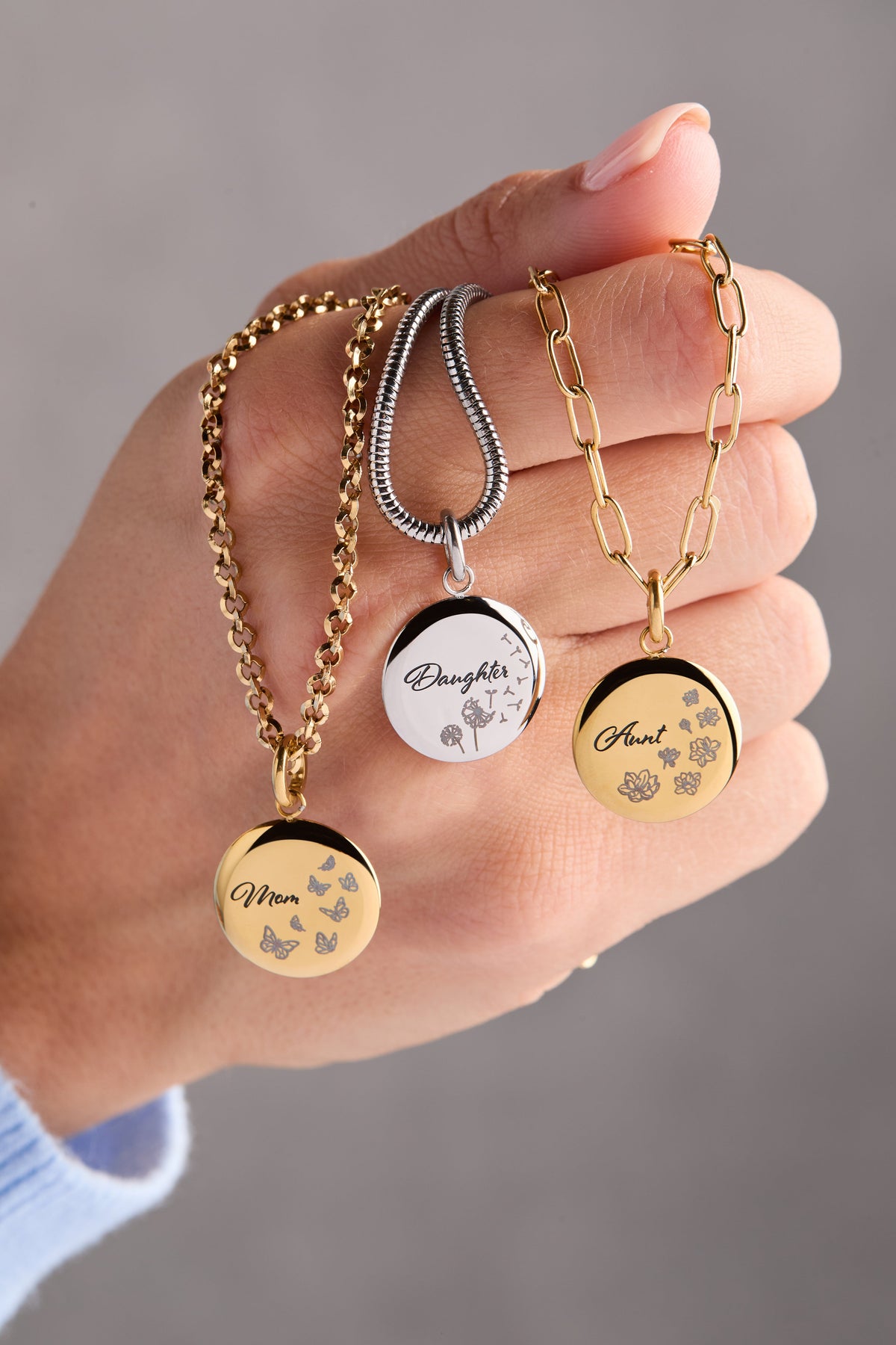 Alex and Ani Mom Butterfly Disc Charm