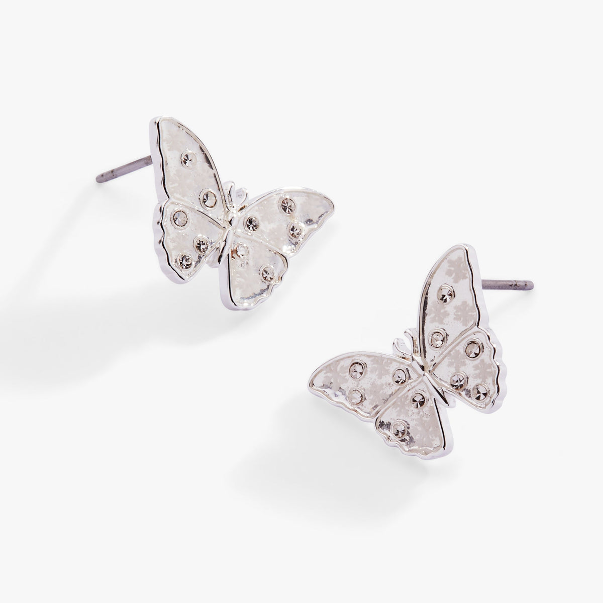 Alex and Ani Glass Butterfly Statement Stud