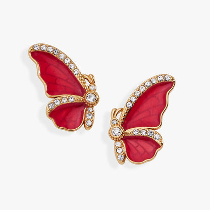 Alex and Ani New York Botanical Garden Butterfly Statement Earrings