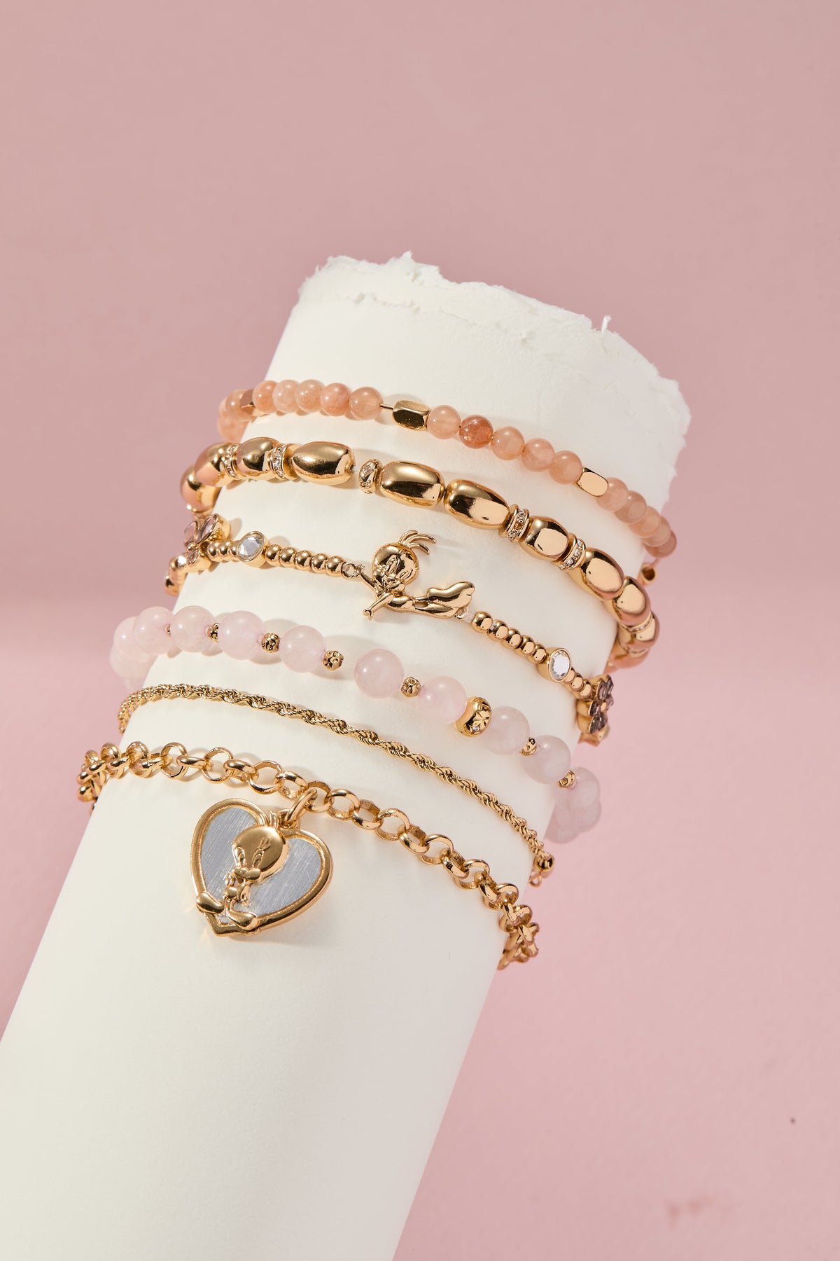 Alex and Ani Looney Tunes - Tweety Beaded Stretch Bracelet