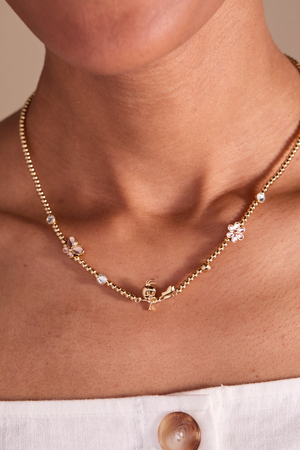 Alex and Ani Looney Tunes - Tweety Beaded Necklace