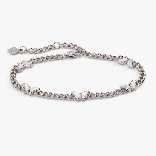 Alex and Ani Butterfly Curb Chain Bracelet
