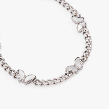 Alex and Ani Butterfly Curb Chain Bracelet