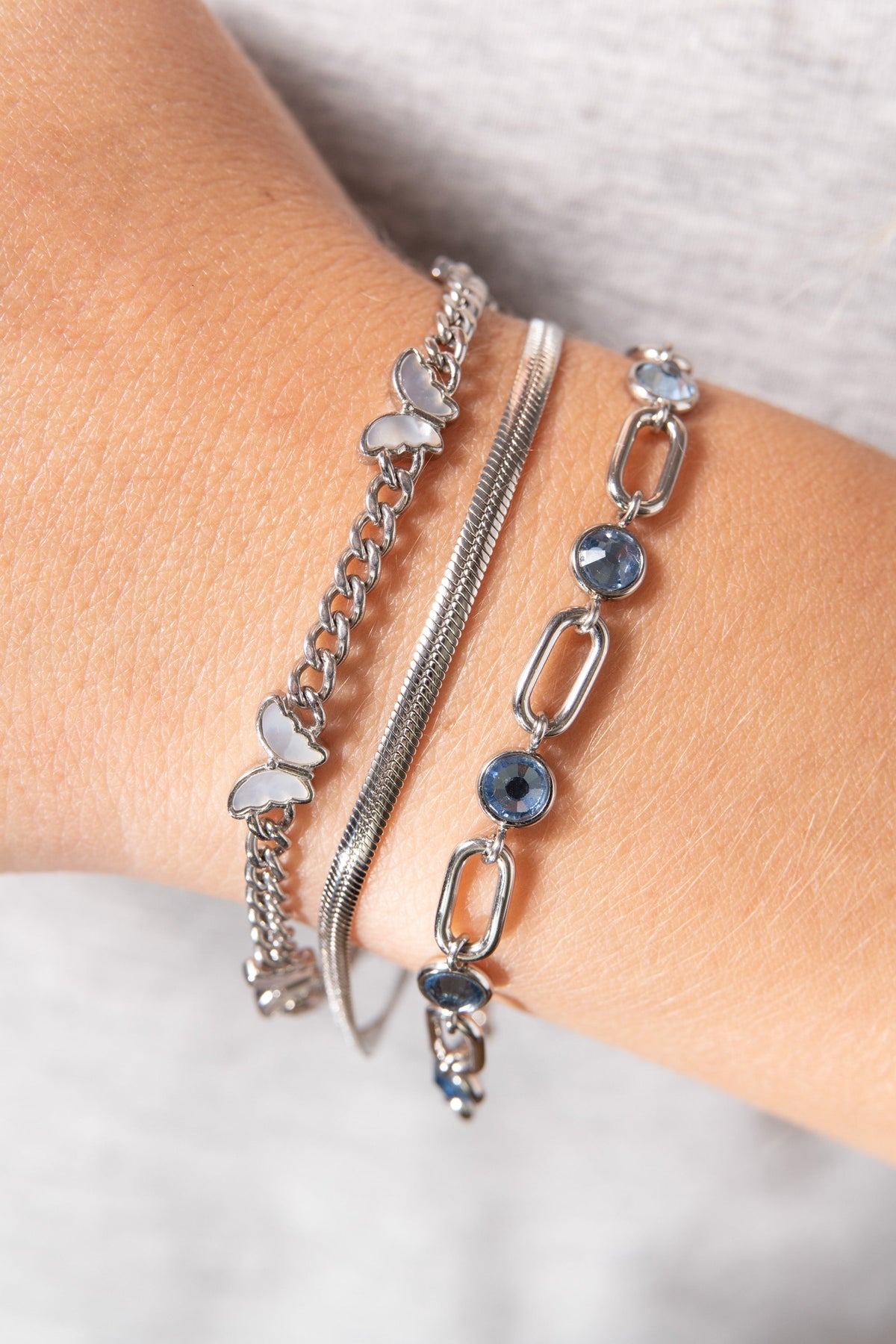 Alex and Ani Butterfly Curb Chain Bracelet