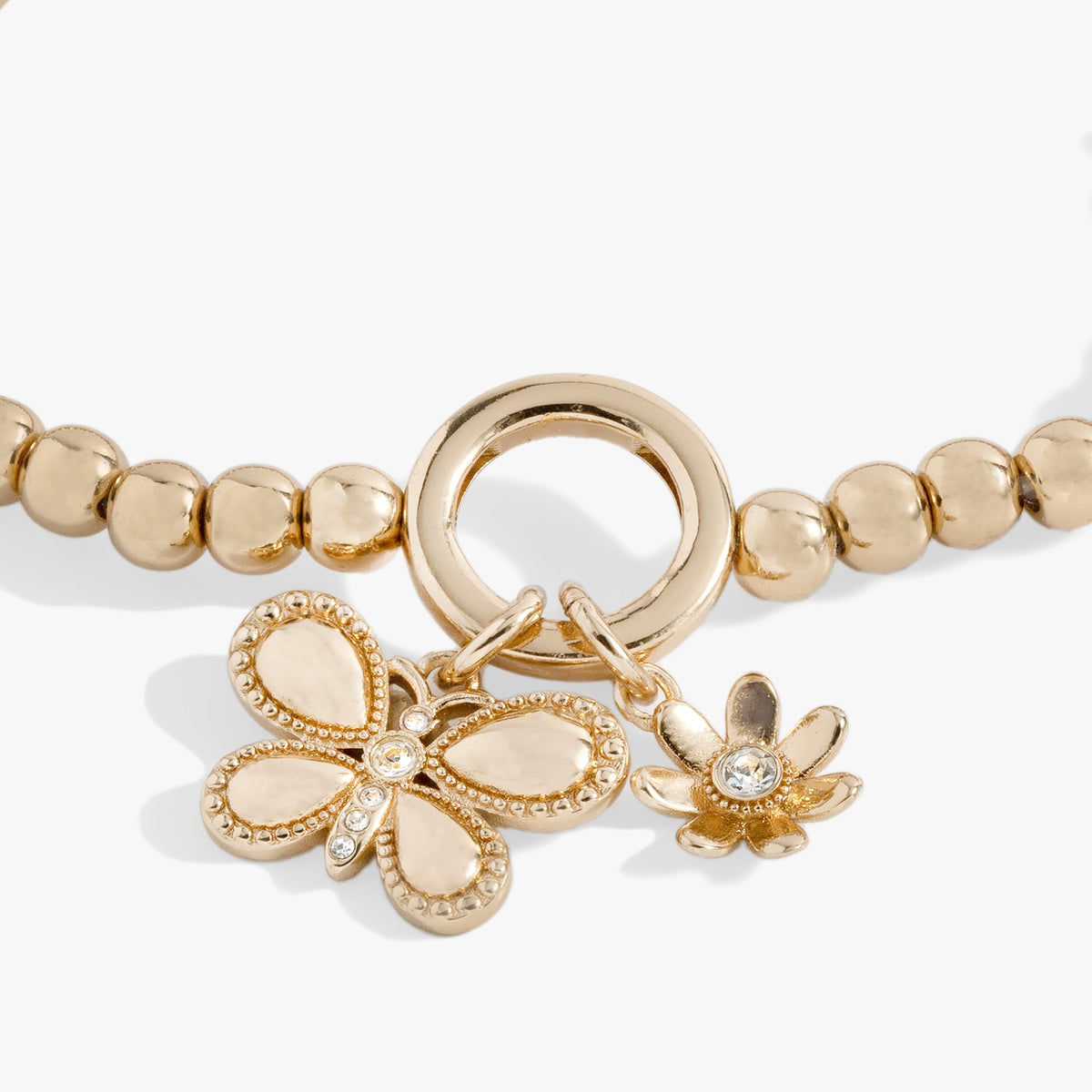 Alex and Ani Puffy Butterfly Stretch Bracelet
