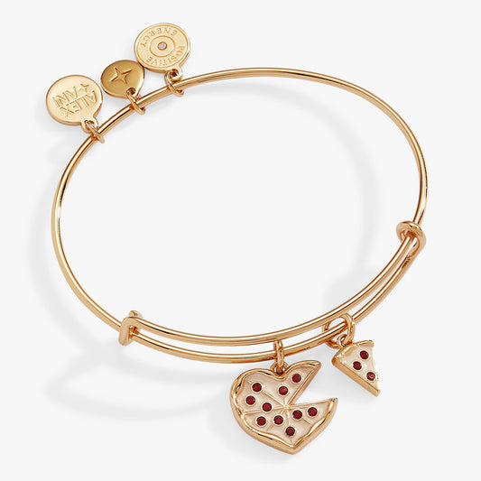Alex and Ani Pizza My Heart Multi Charm Bangle