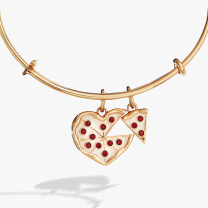 Alex and Ani Pizza My Heart Multi Charm Bangle
