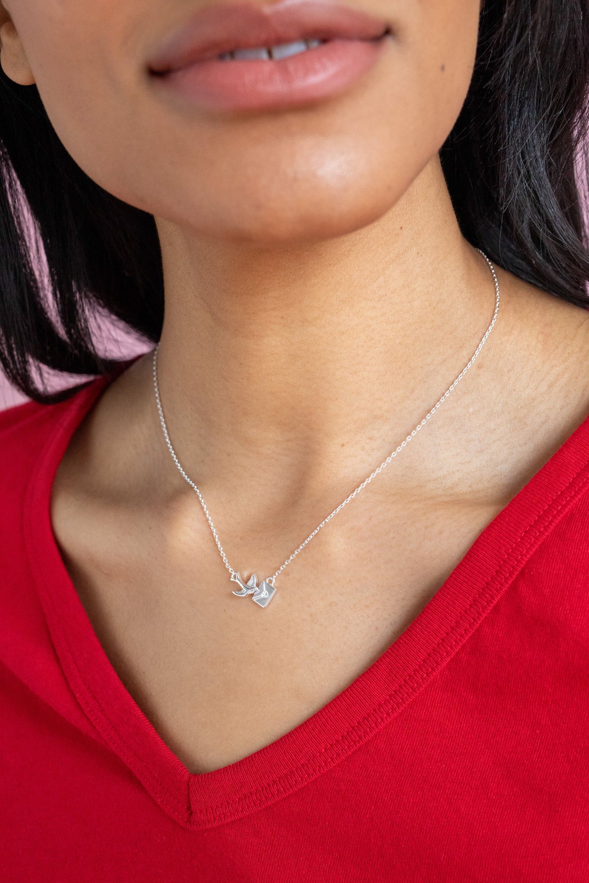 Alex and Ani Love Letter Inline Necklace