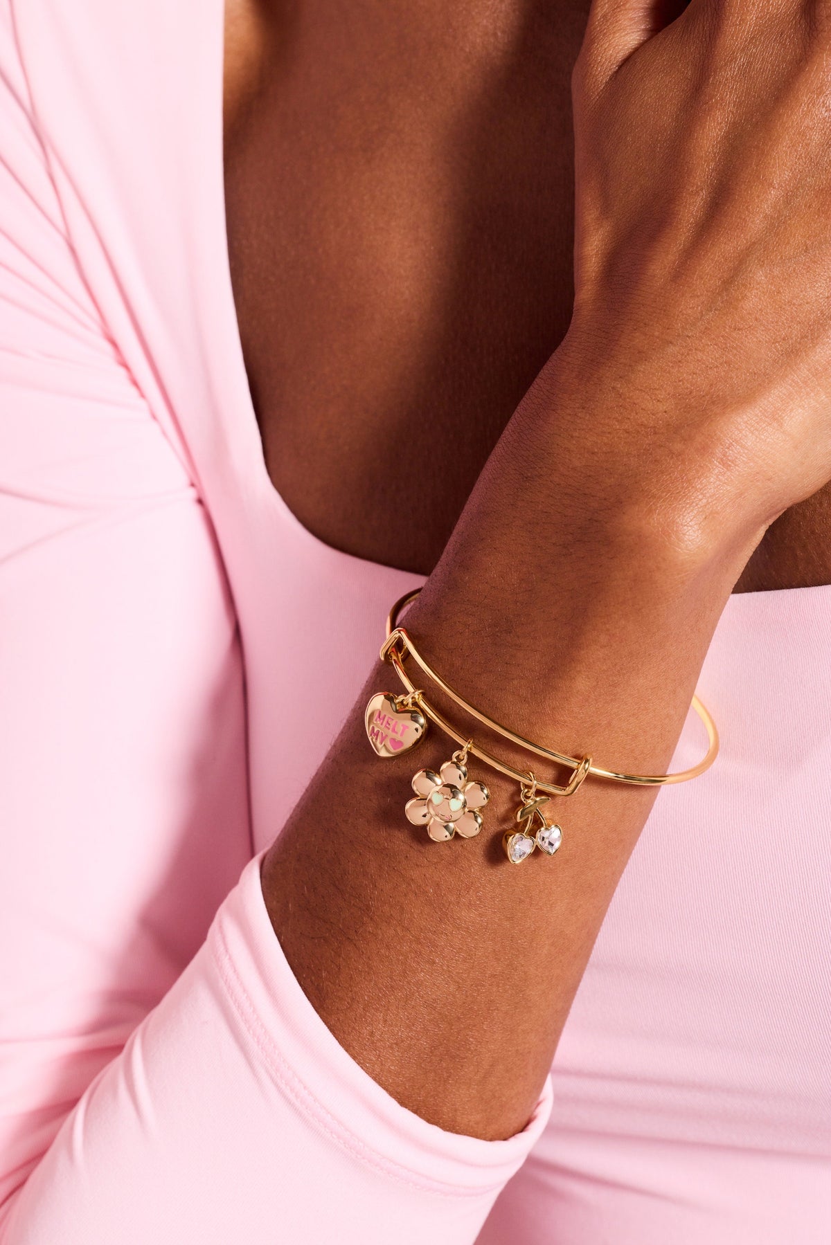 Alex and Ani Sweethearts® Mixed Multi Charm Bangle