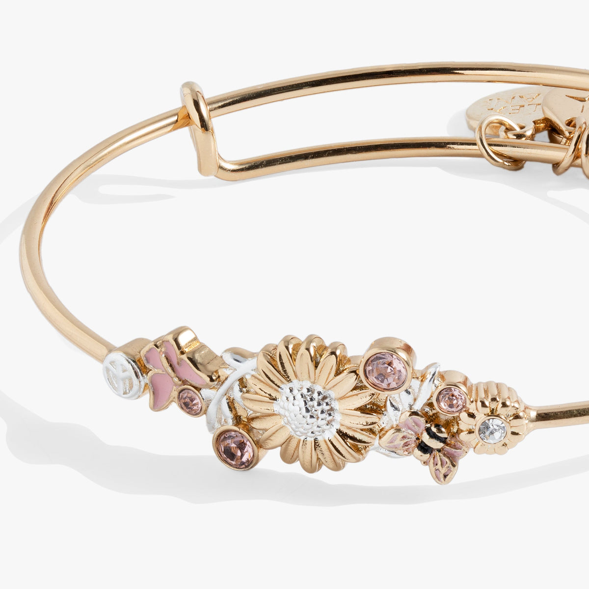 Alex and Ani Floral Bangle