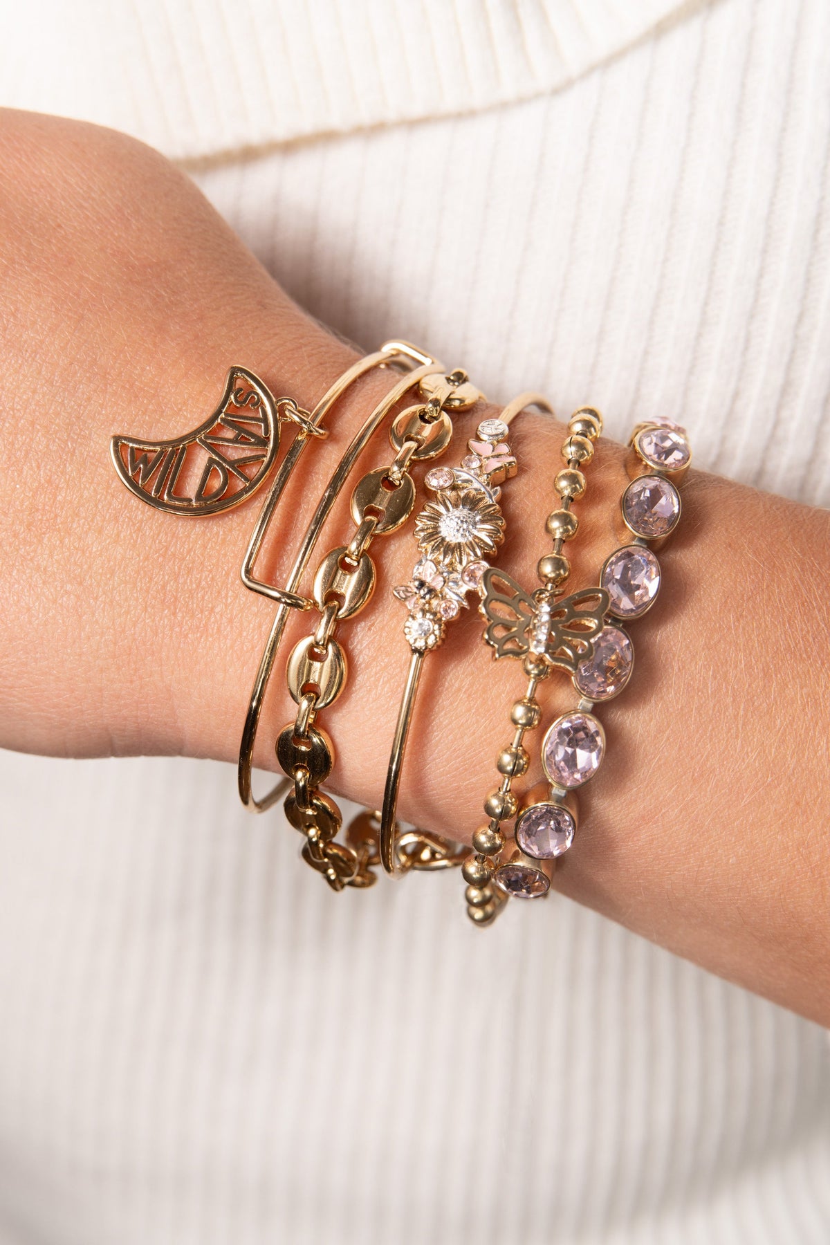 Alex and Ani Floral Bangle