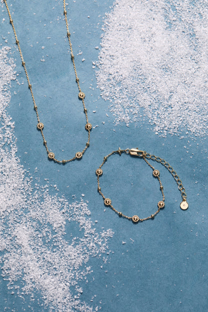 Alex and Ani Floret Chain Necklace