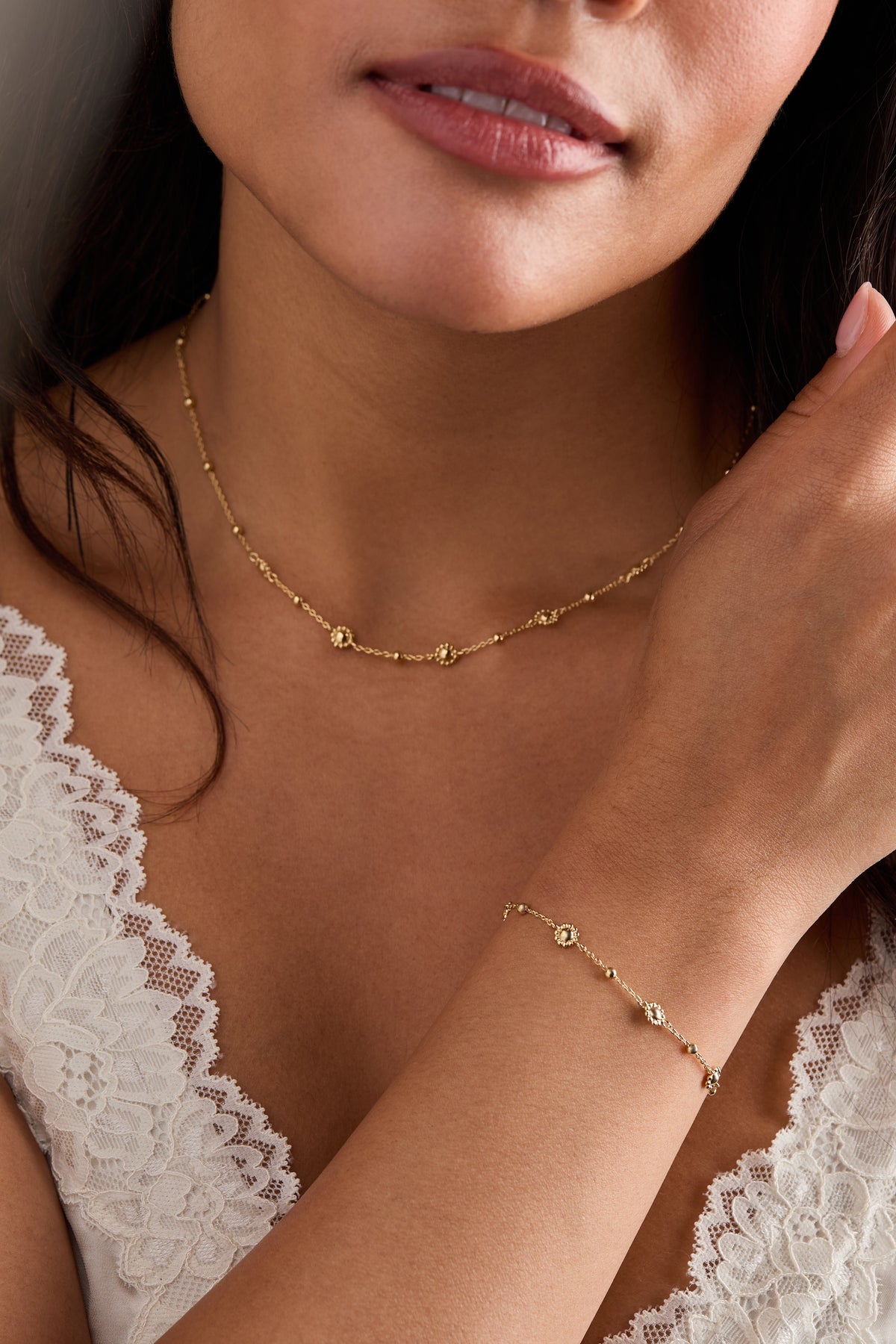 Alex and Ani Floret Chain Bracelet