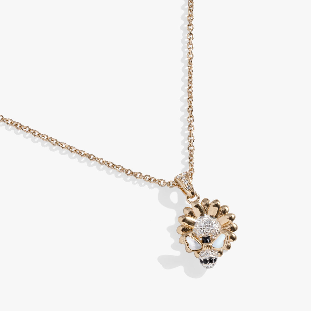 Alex and Ani Sunflower & Bee Pendant