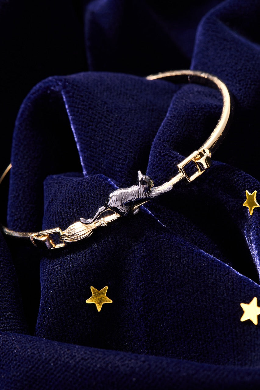 Alex and Ani Cat Tension Bangle