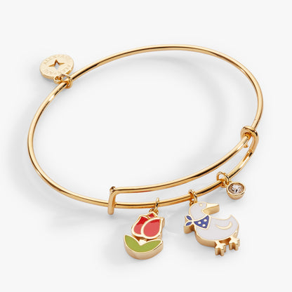 Alex and Ani Garden Party Multi Charm Bangle