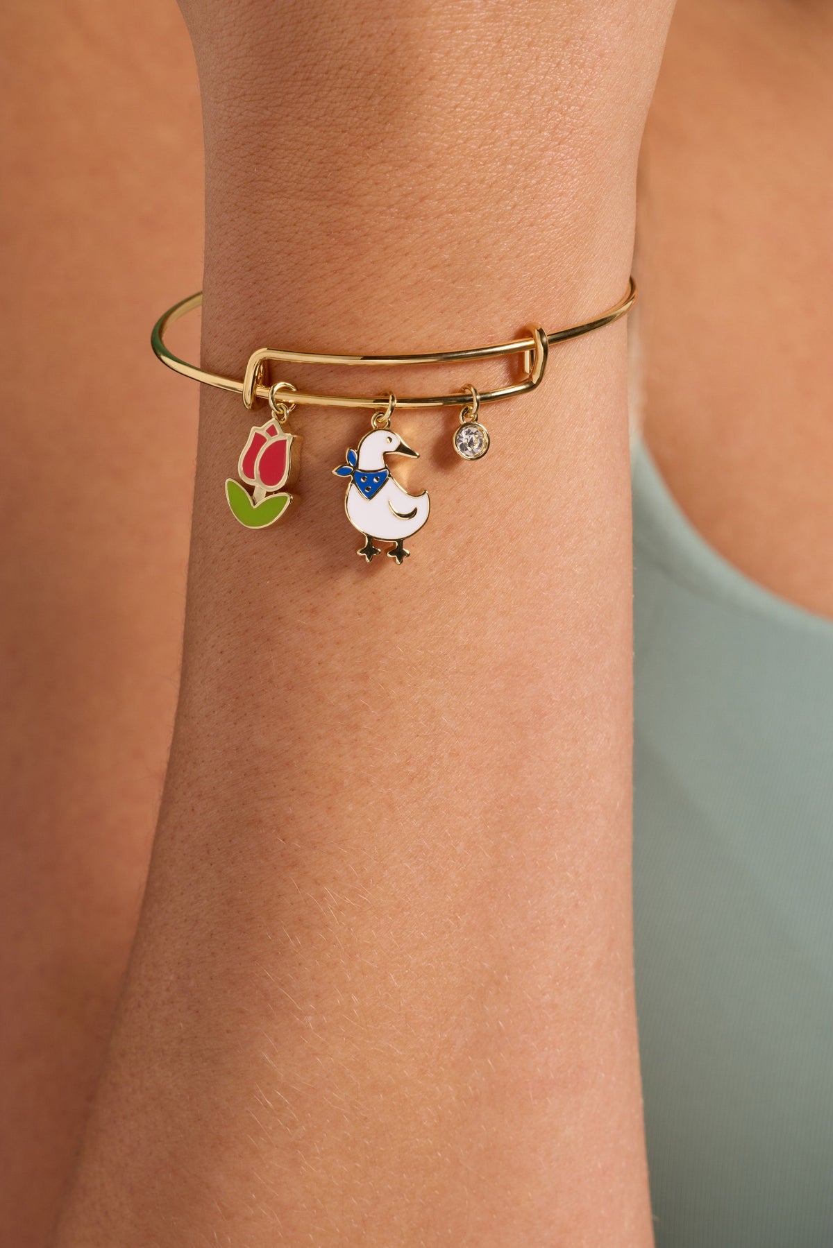 Alex and Ani Garden Party Multi Charm Bangle