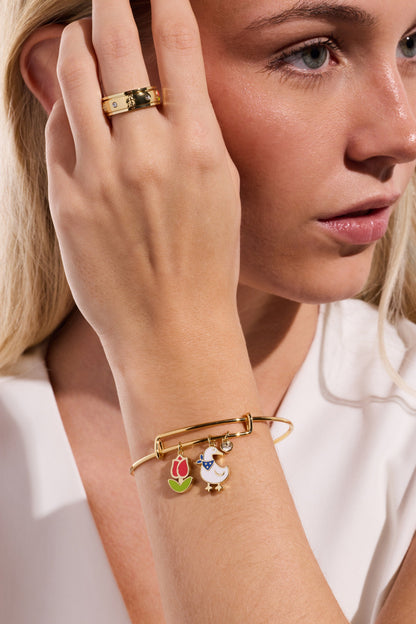 Alex and Ani Garden Party Multi Charm Bangle