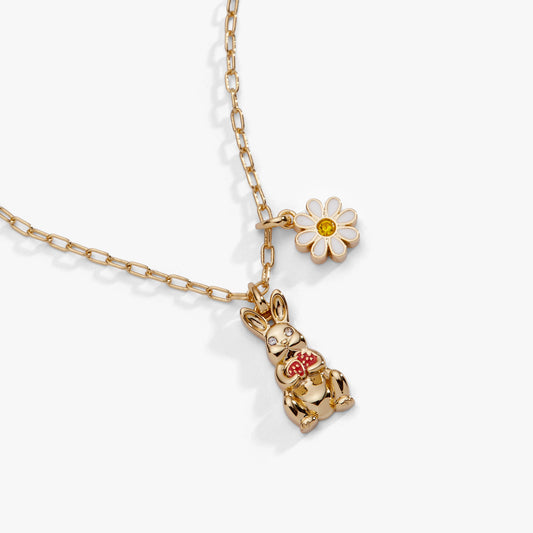 Alex and Ani Bunny Charm Necklace
