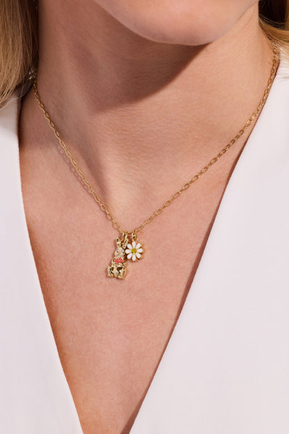 Alex and Ani Bunny Charm Necklace