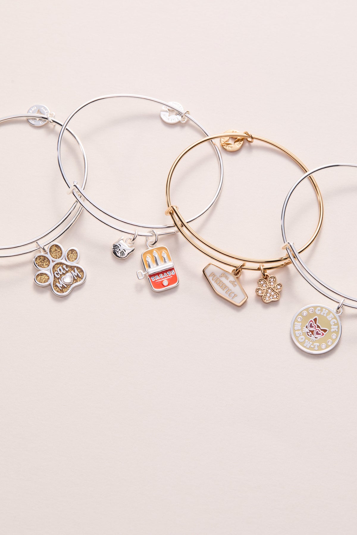 Alex and Ani You Are Purrrfect Charm Bangle