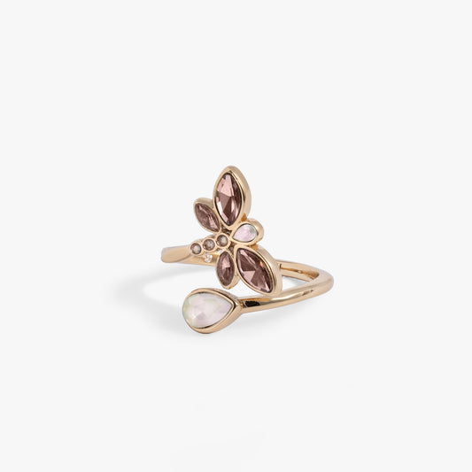 Alex and Ani Crystal Dragonfly Ring