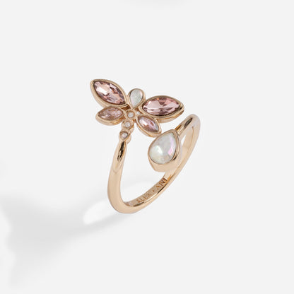 Alex and Ani Crystal Dragonfly Ring