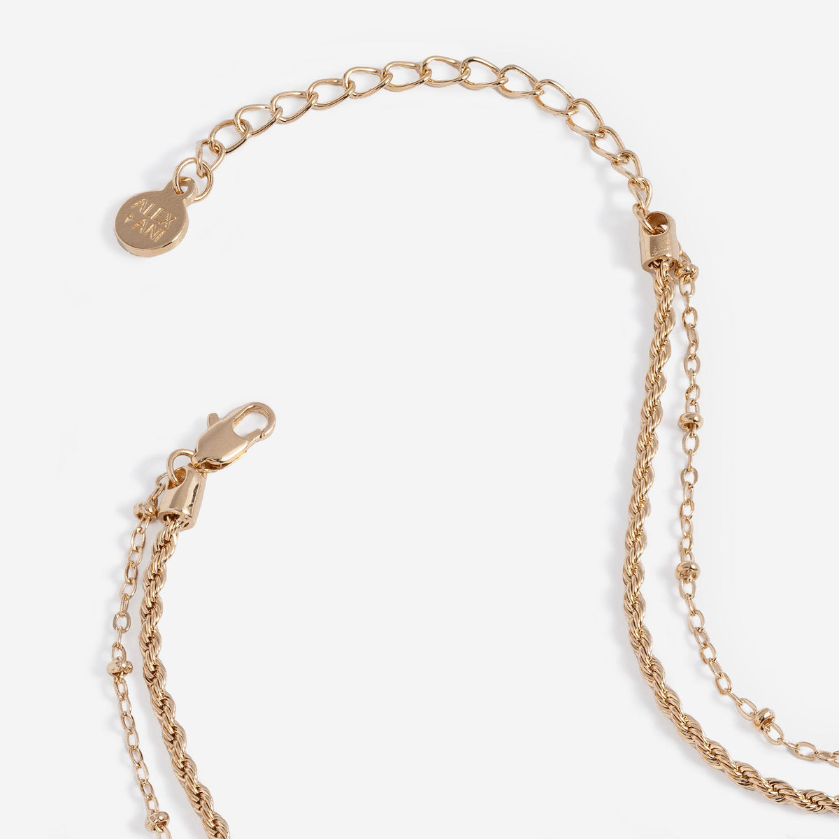 Alex and Ani Crystal Dragonfly Double Layer Necklace