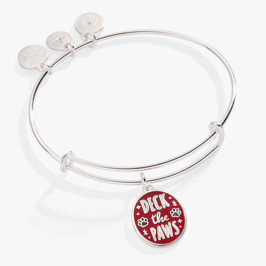 Alex and Ani Deck the Paws Charm Bangle