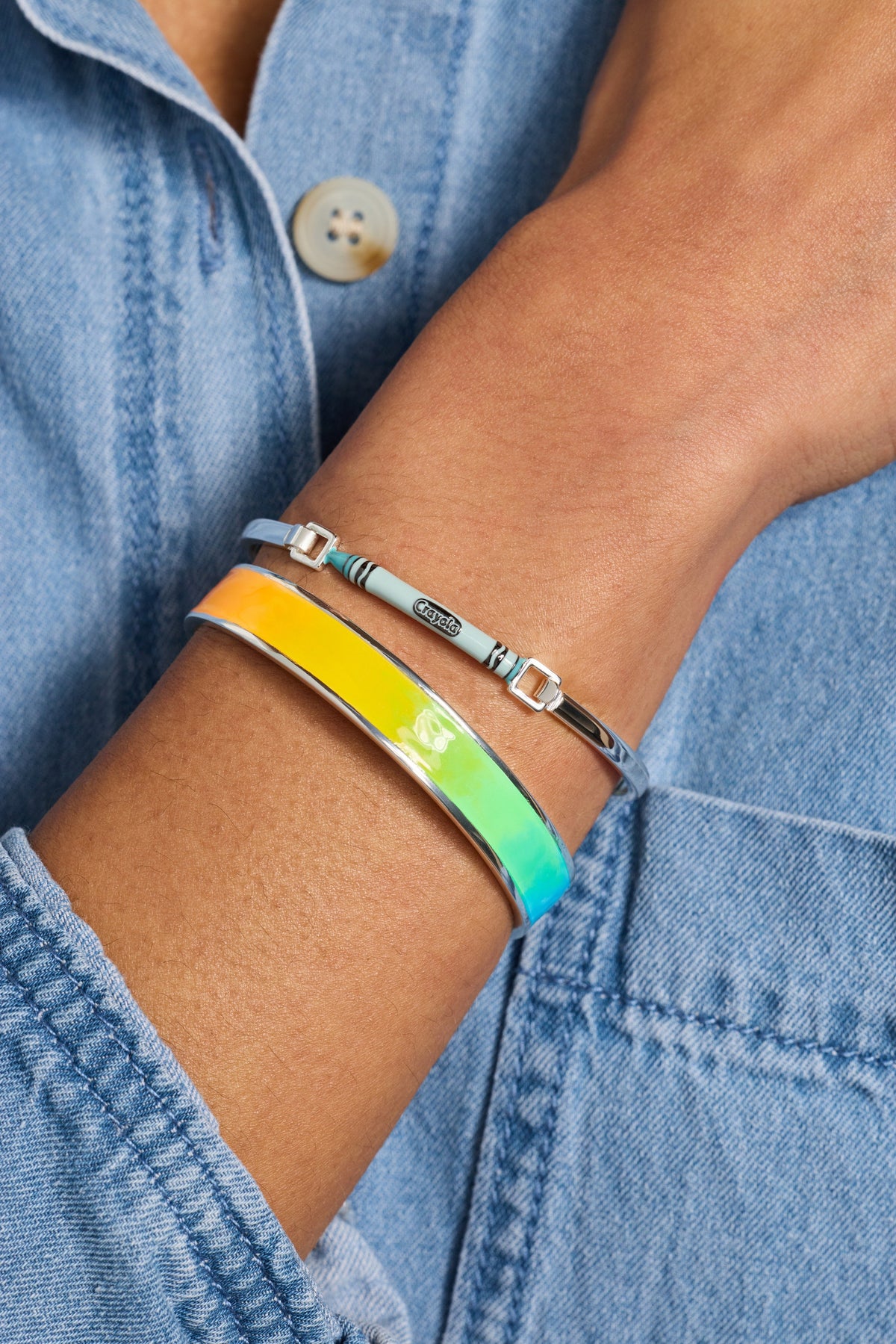 Alex and Ani Crayola Teacher Appreciation Crayon Tension Bangle