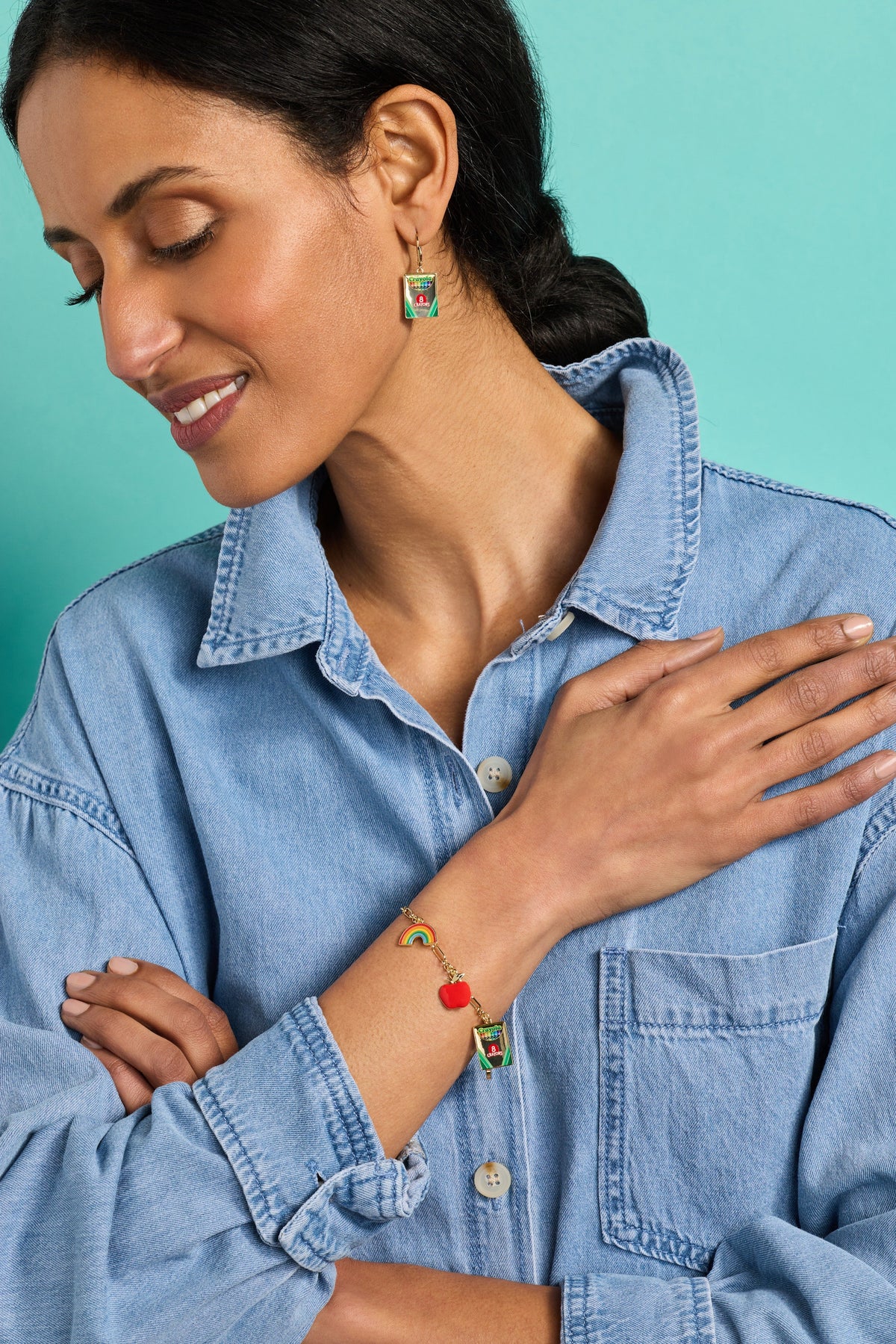 Alex and Ani Crayola Teacher Appreciation Toggle Bracelet