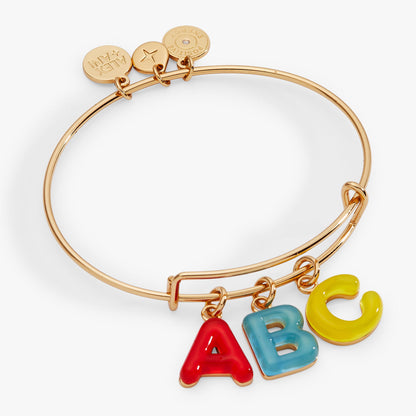 Alex and Ani ABC Charm Bangle